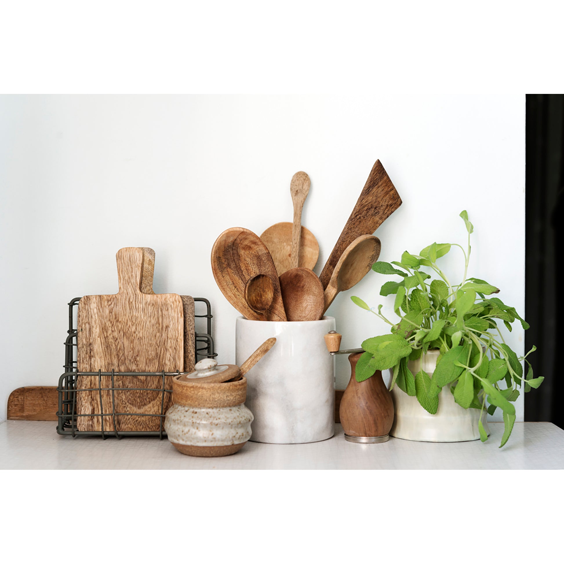 Mango Wood Serving Spoon