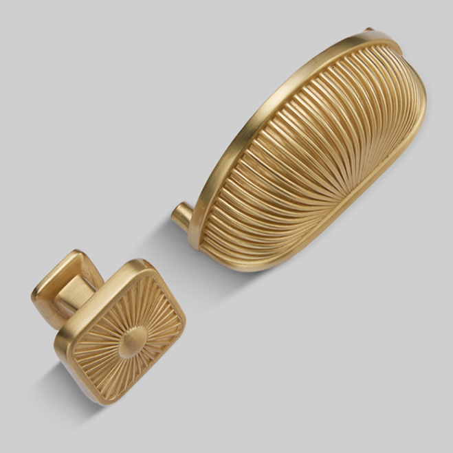 Goa Pull in Brushed Brass