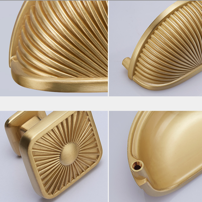 Goa Knob in Brushed Brass