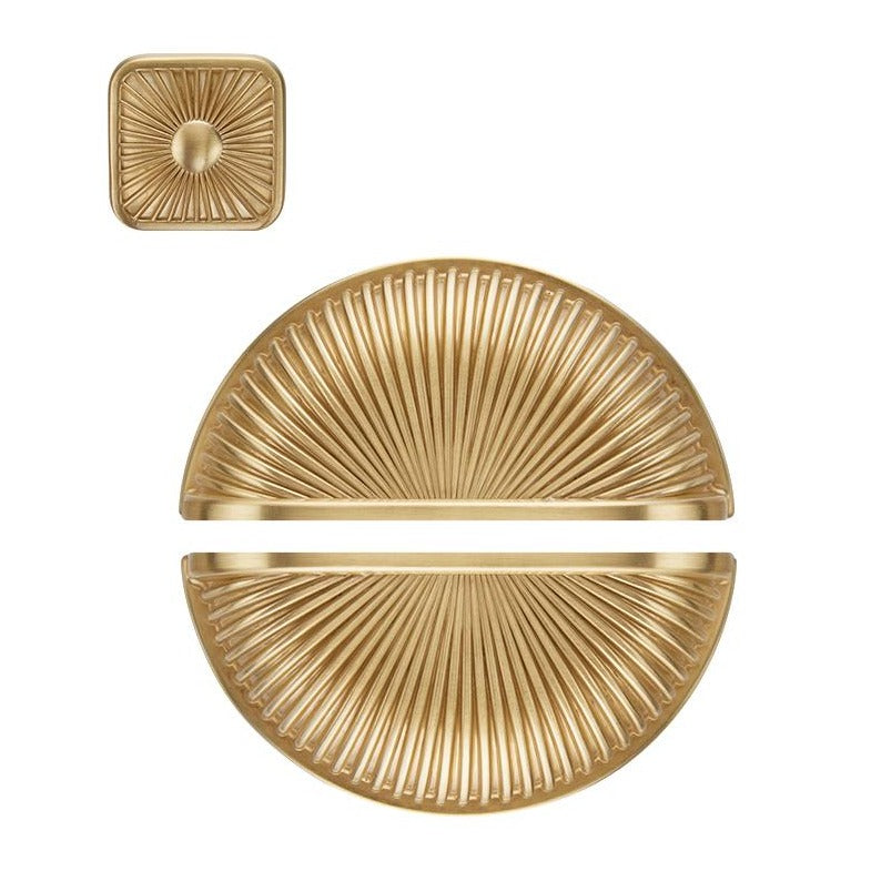 Goa Knob in Brushed Brass