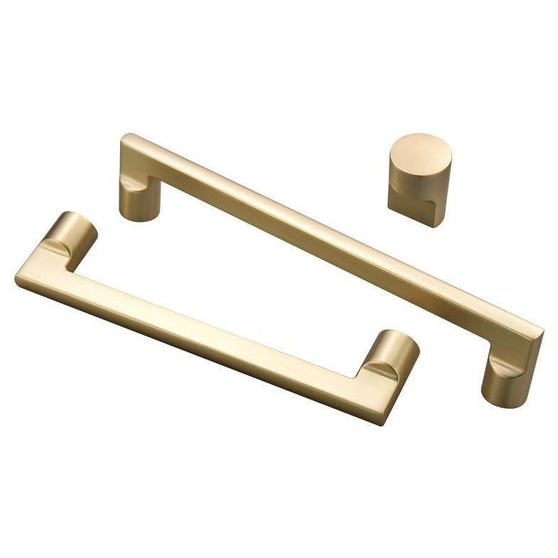 Tirana Knob in Brushed Brass