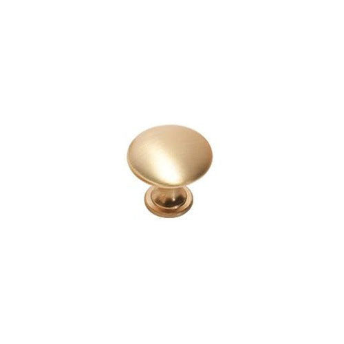 Lagos Knob in Brushed Brass