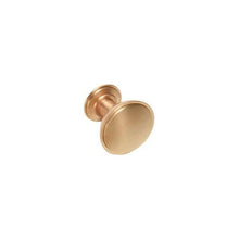 Load image into Gallery viewer, Lagos Knob in Brushed Brass with Detail
