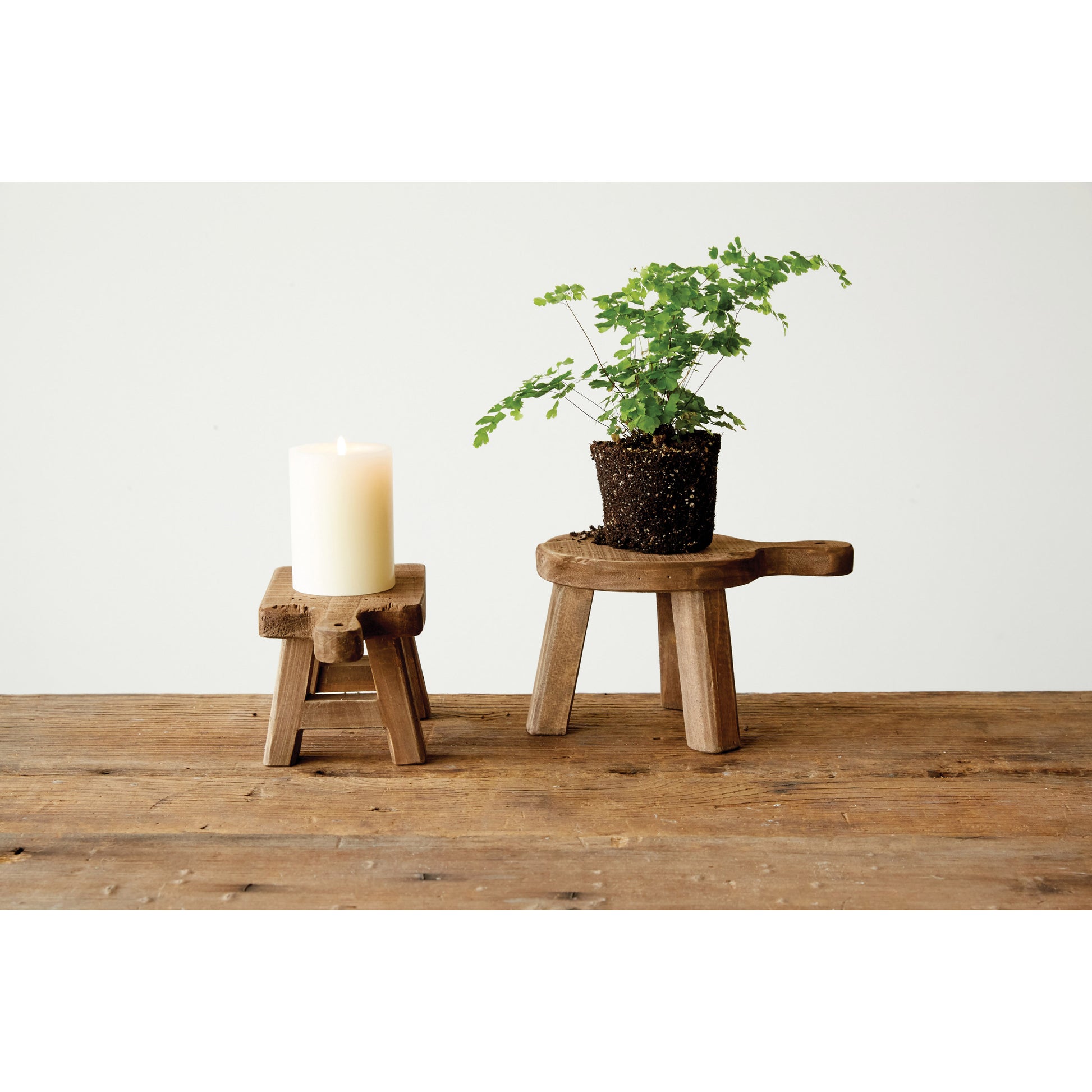 Herman Mini Wood Pedestal