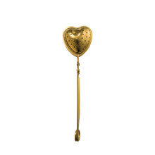 Load image into Gallery viewer, Golden Heart Loose Tea Strainer
