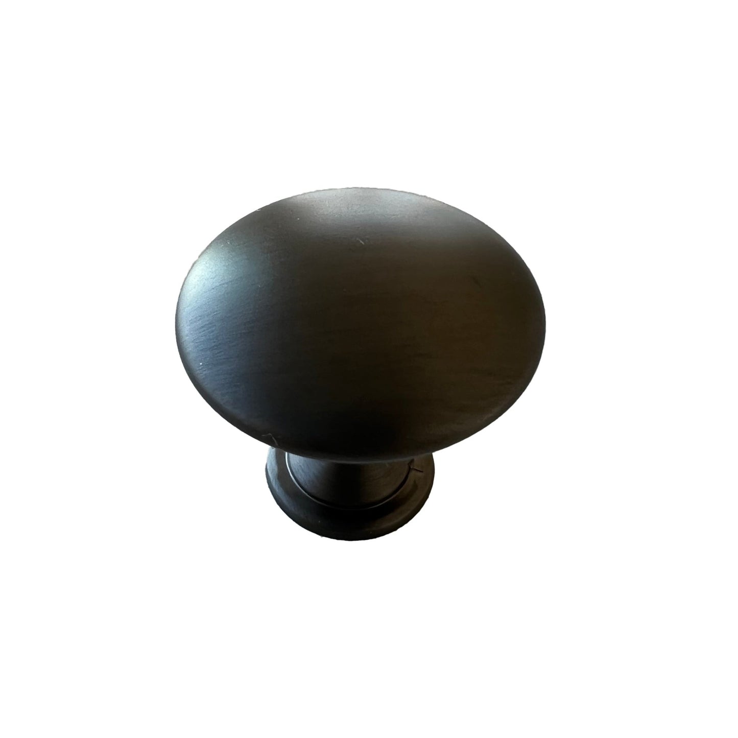 Lagos Knob in Black Brushed Nickel