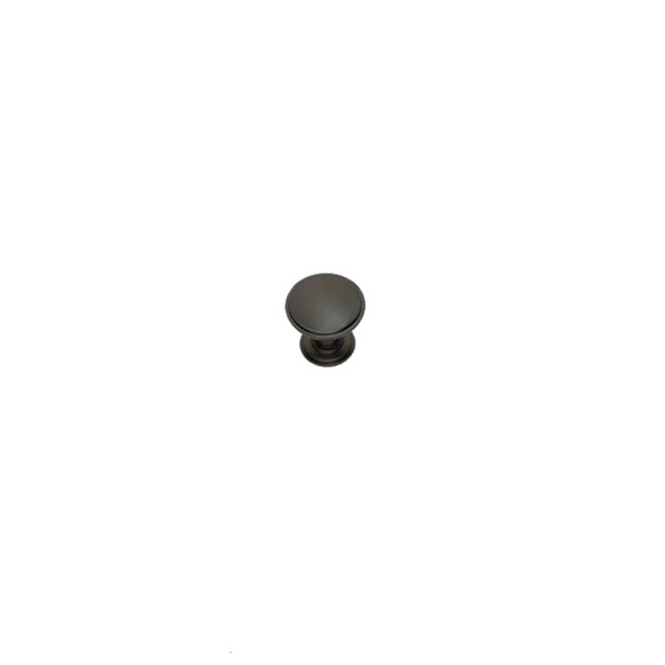 Lagos Knob in Black Brushed Nickel with detail