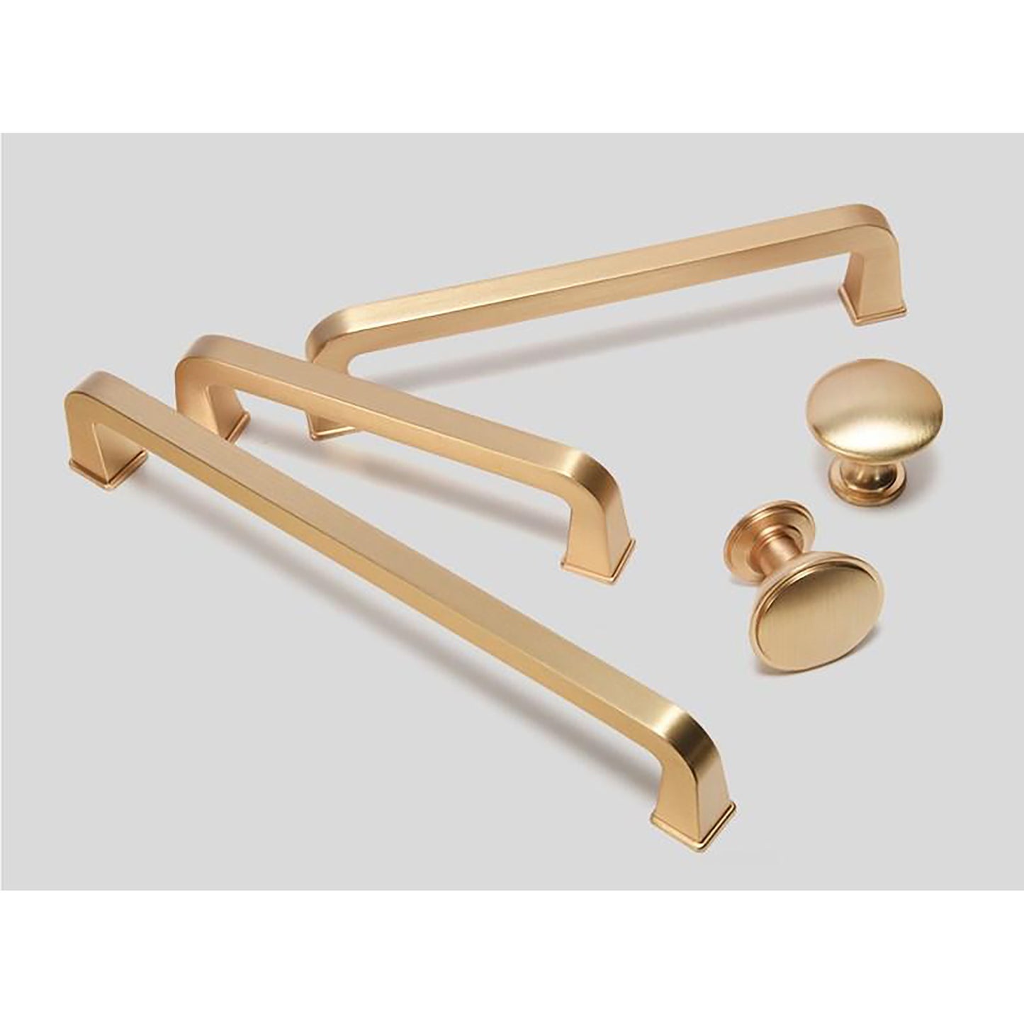 Lagos Knob in Brushed Brass