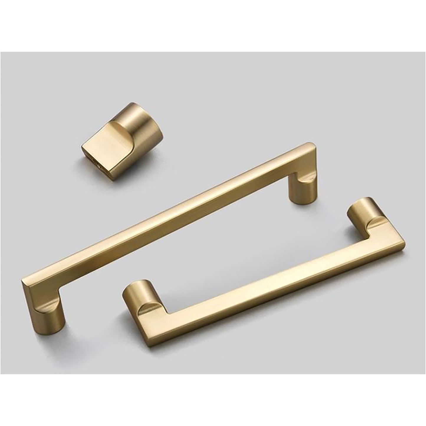 Tirana Knob in Brushed Brass