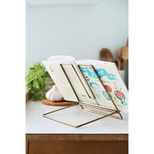 Load image into Gallery viewer, Brass Book Stand
